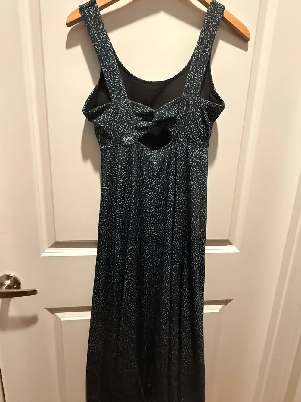 Prana Dark Navy Printed Lata midi Dress